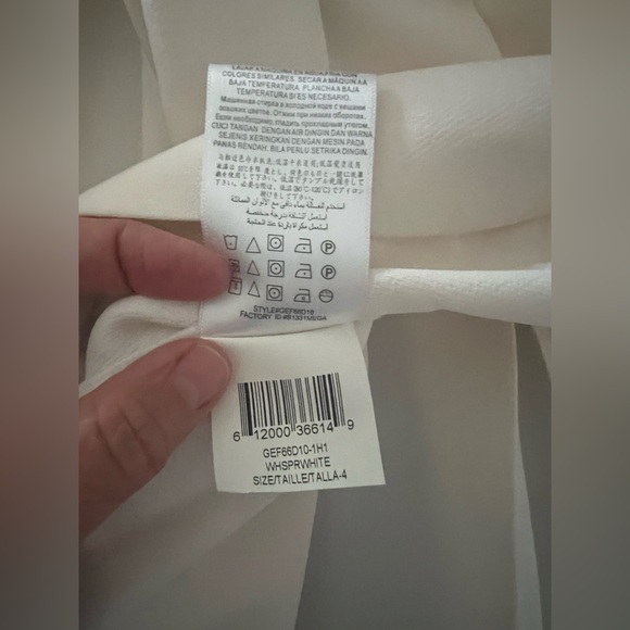 BCBGeneration Little Cream Dress Sz 4 - Picture 7 of 10